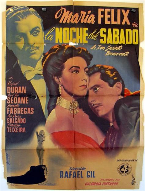 la noche del sábado 1950 carteles de cine pelicula