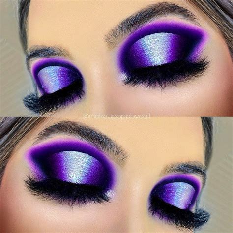 Purple Eye Makeup Look Makeup Purple Eye Makeup Eye Makeup
