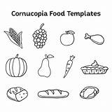 Cornucopia Templates Printablee sketch template