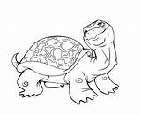 Turtle Coloring Pages Snapping Baby Getcolorings Drawing sketch template