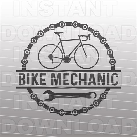 bike mechanic svg filebicycle bike repair logosvgbike chain svg