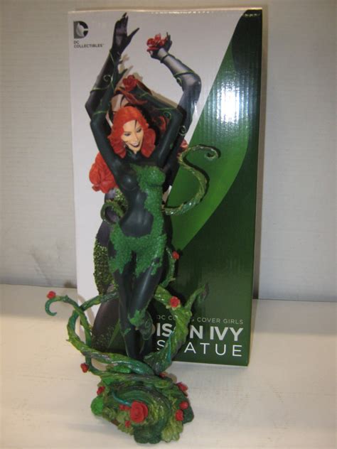 dc comics cover girls poison ivy statue
