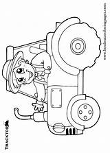 Coloring Pages Tractor Deere John Kids Oliver Template sketch template