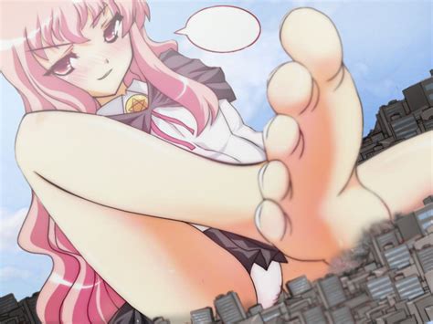 anime girl giantess panty crush