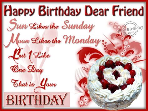 wishing    happy birthday dear friend birthday wishes happy