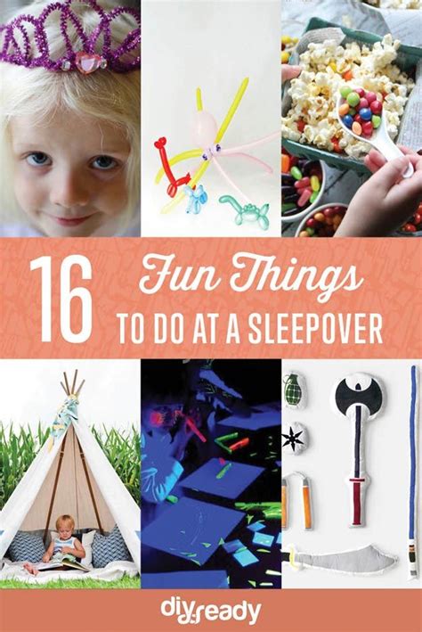 activities for a sleepover 21 fun slumber party ideas diy projects