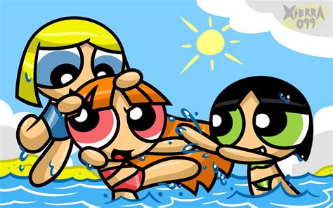 Beach Games By Xierra099 Powerpuff Girls Character