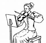 Coloring Violinist Female Coloringcrew Colorear 470px 39kb sketch template