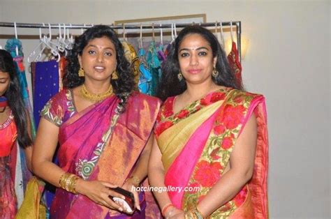 tamil actress roja hot in silk saree latest photos one cine gallery