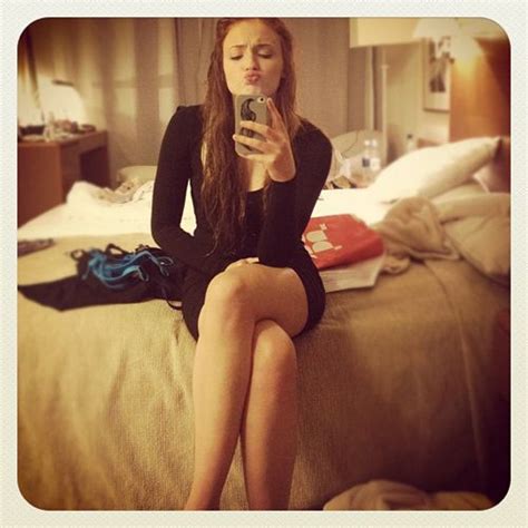 Sophie Turner Hot Selfie Little Black Dress Weheartit