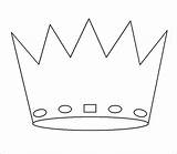 Crown Template Kids Templates King Coloring Pages Colouring sketch template