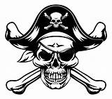 Pirate Skull Crossbones Totenkopf Pirata Piraten Gekreuzter Knochen Cranio Skallen Piratkopiera Och Caveira Piratkopierar Ondskan Skulls Mascotte Designte Flach Zu sketch template