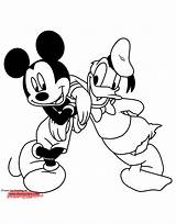 Mickey Mouse Coloring Pages Friends Minnie Disney Drawing Baby Donald Duck Original Book Disneyclips Goofy Printable Pluto Getdrawings Color Daisy sketch template