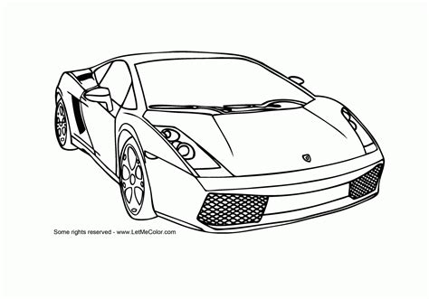 sports cars coloring pages  large images