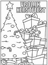 Christmas Pages Coloring Tree Kids Kerstmis Fun Disney Txt sketch template