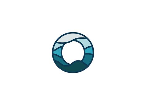 ocean logo  marie pylypets  dribbble
