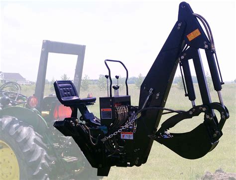 titan attachments  ft  point backhoe  thumb excavator tractor