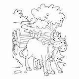 Bullock Coloring Pages Cart Bull Drawing Matador Toddler Cute Designlooter Getdrawings Mining Getcolorings sketch template