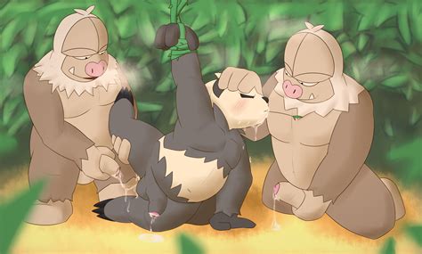 Rule 34 Anal Chubby Mabit Male Nintendo Pangoro Pokemon Slaking Video