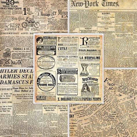 retro newspapers  grunge news paper backgrounds  digital etsy