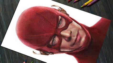 Drawing The Flash Barry Allen Grant Gustin 2019 Youtube