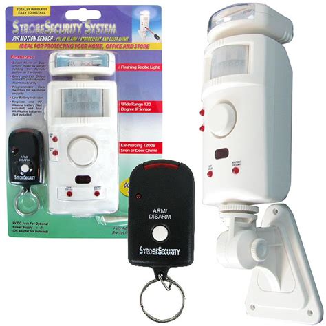 strobe security motion detector  alarm  home security devices  sportsmans guide