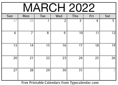 march  calendar ulule