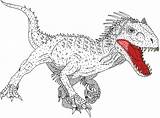 Rex Indominus Jurassic Coloringpagesfortoddlers sketch template