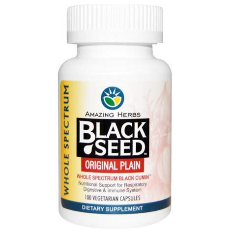 Black Seed Original Plain Capsules Benefits Black Seed