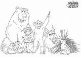 Wonder Park Coloring Pages Characters Printable Happy Kids sketch template