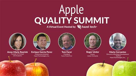 hazel tech hosting  apple quality summit focused  variety variability fruit growers news