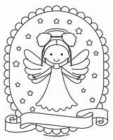 Angel Coloring Pages Transparent Color Print Large Small sketch template