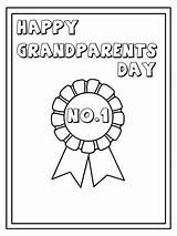 Grandparents Coloring Gotfreecards sketch template
