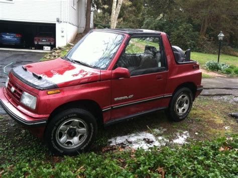 geo tracker convertible  sale  technical specifications description