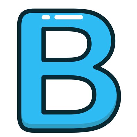 blue letter alphabet letters icon