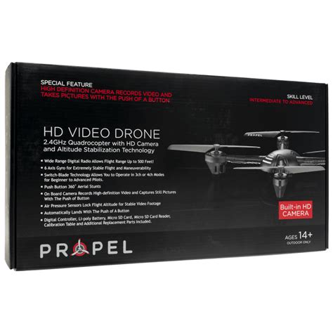 sidedeal high definition video drone  propel