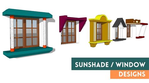 sunshade design window design modern house design house elevation series part  youtube