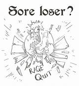 Loser Sore Games Board sketch template