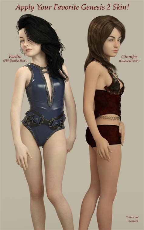 All New Skyler S Friends For Genesis 2 Female 3d Figure