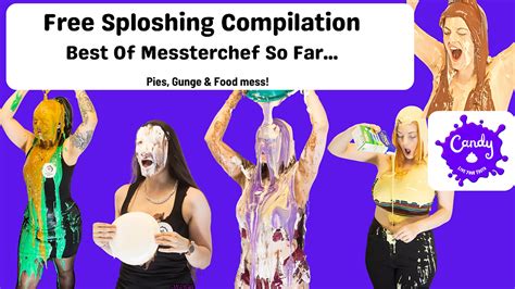 Free Messy Food Mess Sploshing Video Compilation