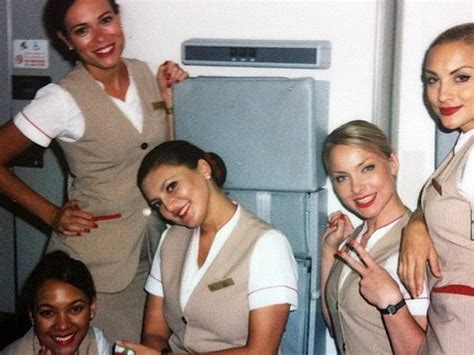 hostess with man in toilet on flight made over 1m sleeping with passengers