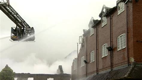 alveley hotel damaged  blaze bbc news