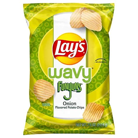 lays wavy potato chips funyuns onion flavored  oz randalls