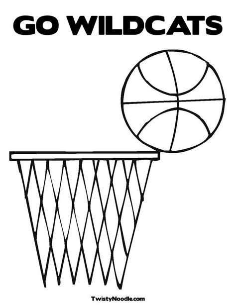 coloring pages kentucky wildcats basketball coloring pages