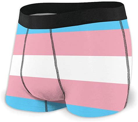 kimisoy transgender pride flag lgbt boxer briefs for men stretch