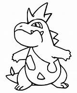 Croconaw Pokemon Pages Coloring Online Color Morningkids sketch template