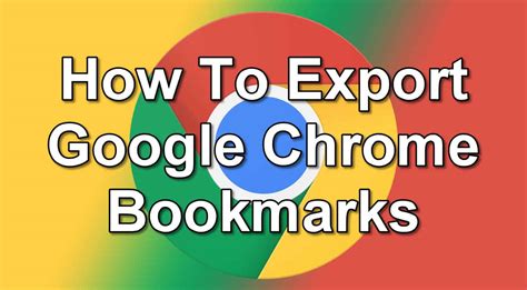 export google chrome bookmarks easypcmod