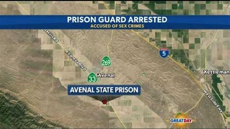 avenal prison guard arrested on sex charges kmph