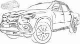 Coloring Vector Wagon Car Create 4matic Sprinter 6x6 Brabus sketch template