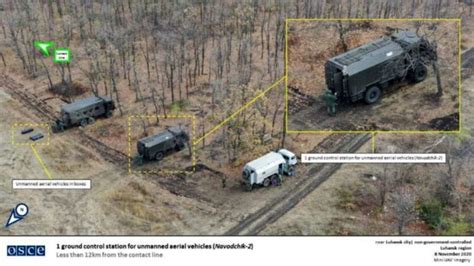 russian drone control station spotted  ukraine uas vision